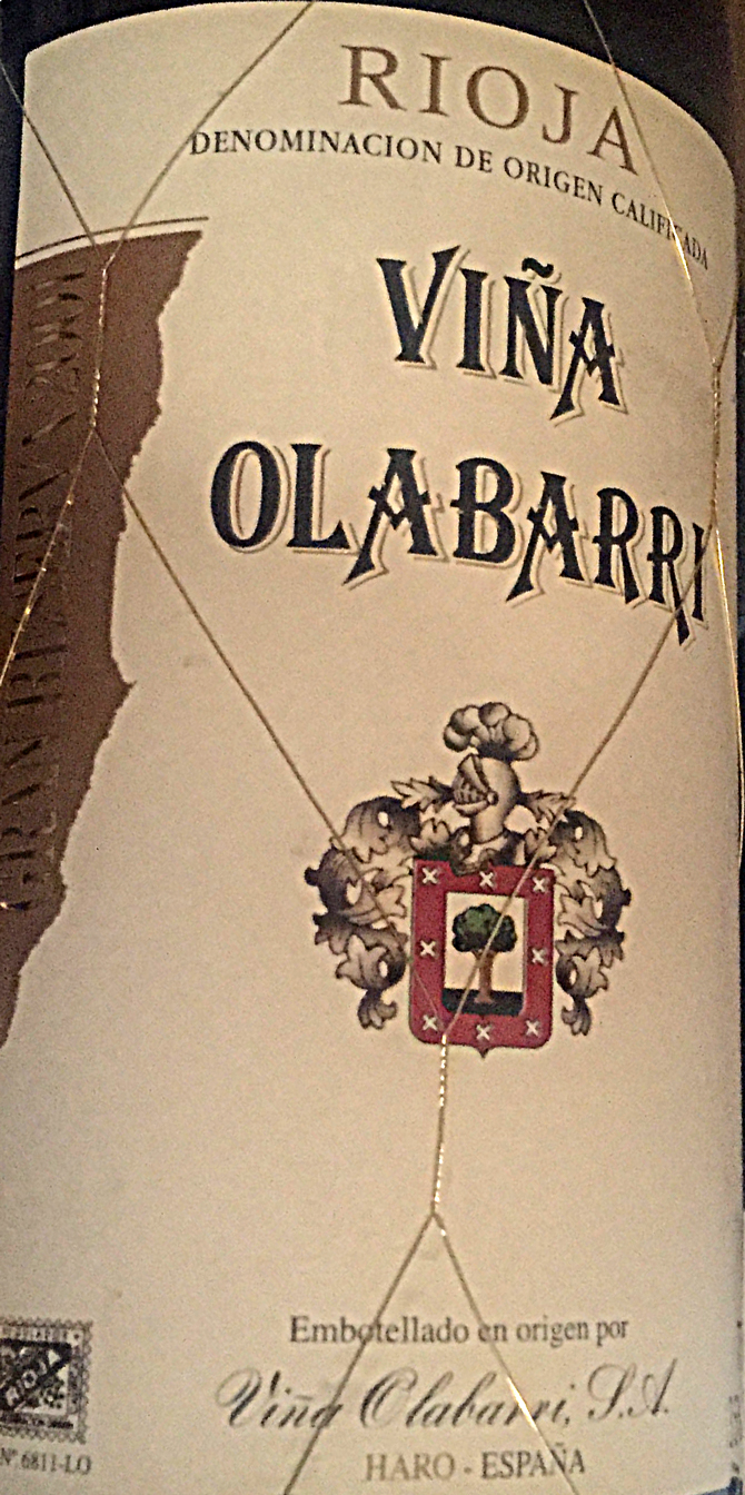 2001 Vina Olabarri Reserva Rioja