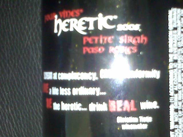 The Heretic Petite Sirah