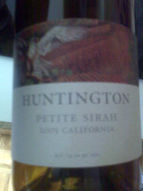 Huntington Petite Sirah